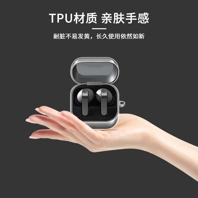 Samsung Buds4 Pro Noise-Cancelling Bluetooth Earphone Case, Transparent Ultra-Thin Samsung Galaxy Buds4 Protective Case, Detachable Samsung Buds4 Pro Noise-Cancelling Bluetooth Earphone Case, Transparent Ultra-Thin Samsung Galaxy Buds4 Protective Case, Detachable