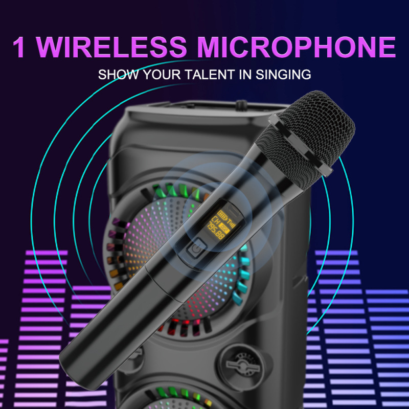 SING-Eニットs8229メーカー屋外無線bluetoothスピーカーダブル8インチダブル低音ラッパ広場舞k歌|undefined