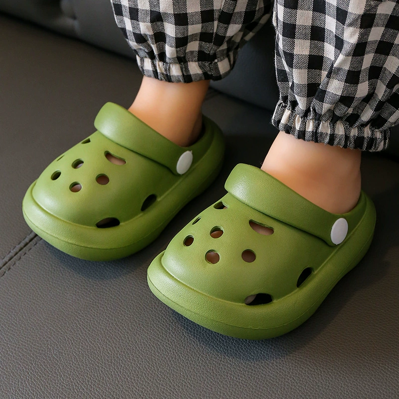 Трансграничные горячие продажи EVA Детская пещерная обувь для мальчиков и девочек Детские корейские холодные тапочки дышащая садовая обувь летом