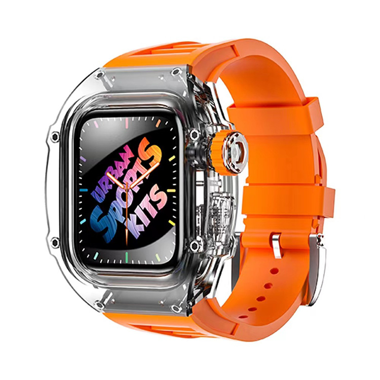 Modificado Richard AppleWatch vaina para Apple Watch S876 Correa iwatch funda protectora transparente
