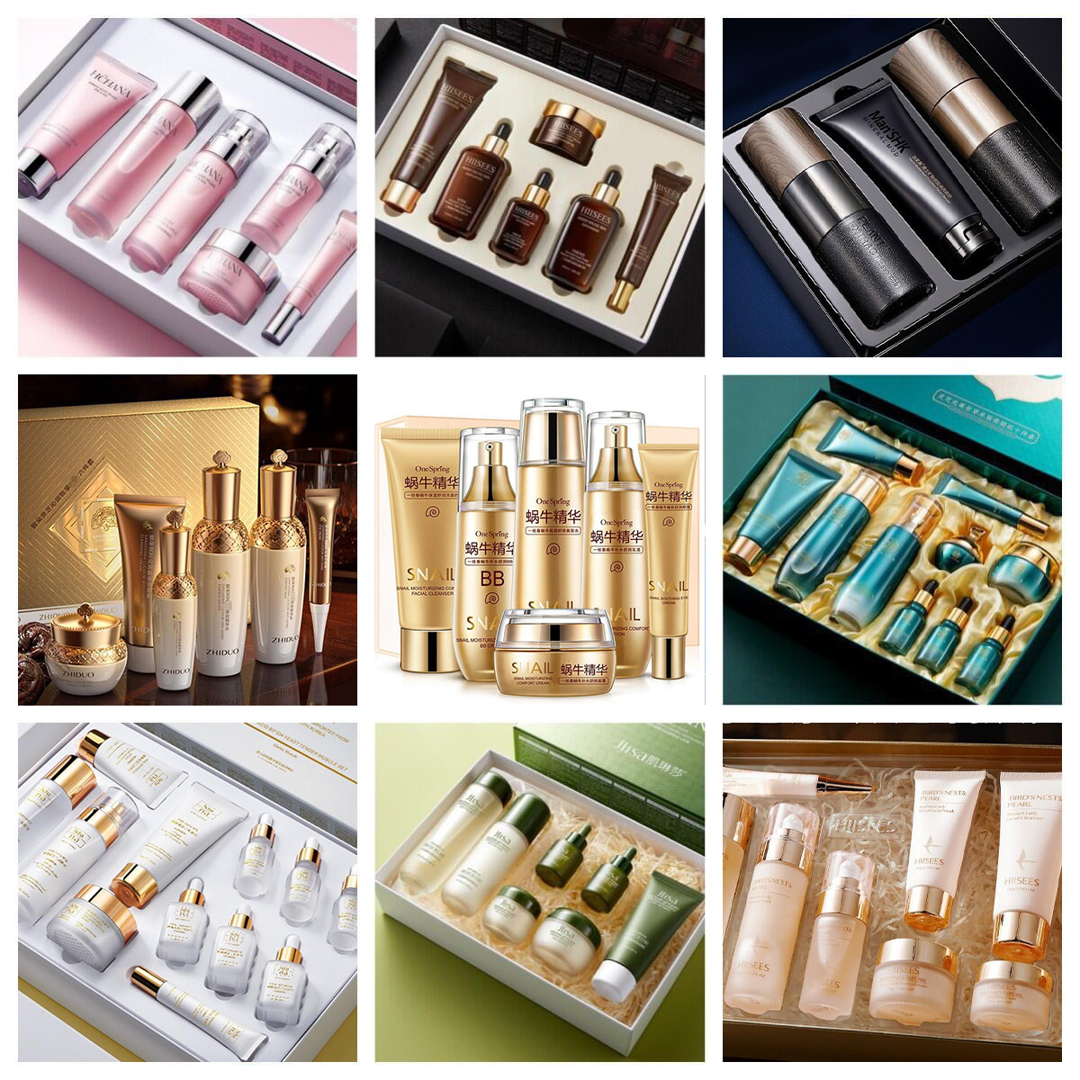 Hanse Polypeptide Recombinant Collagen Hyaluronic Acid Lotion Set Beauty Salon Line Skin Care Product Care Kit Manufacturer