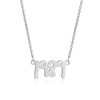 Universal fashionable necklace stainless steel with letters