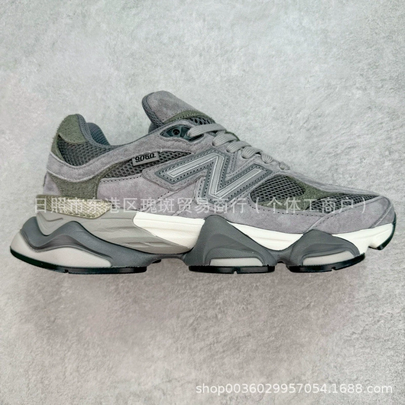 Putian Chunyuan High Version Langbun Cool Running NB9060 Daddy Shoes Sports Retro Men\'s Shoes Net Travel Shoes
