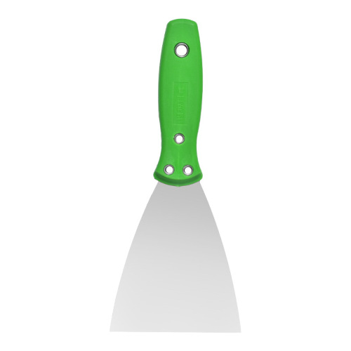 Plastic-handled putty knife, paste knife wholesale, double-jointed wooden-handled scraper, mirror putty knife manufacturer, origin supply source