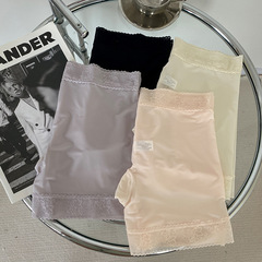 Lightweight Ice Silk Anti-Exposure Safety Pants for Women: Thin, Seamless, No-Pants Design—2-in-1 Base Layer Shorts Perfect for Summer