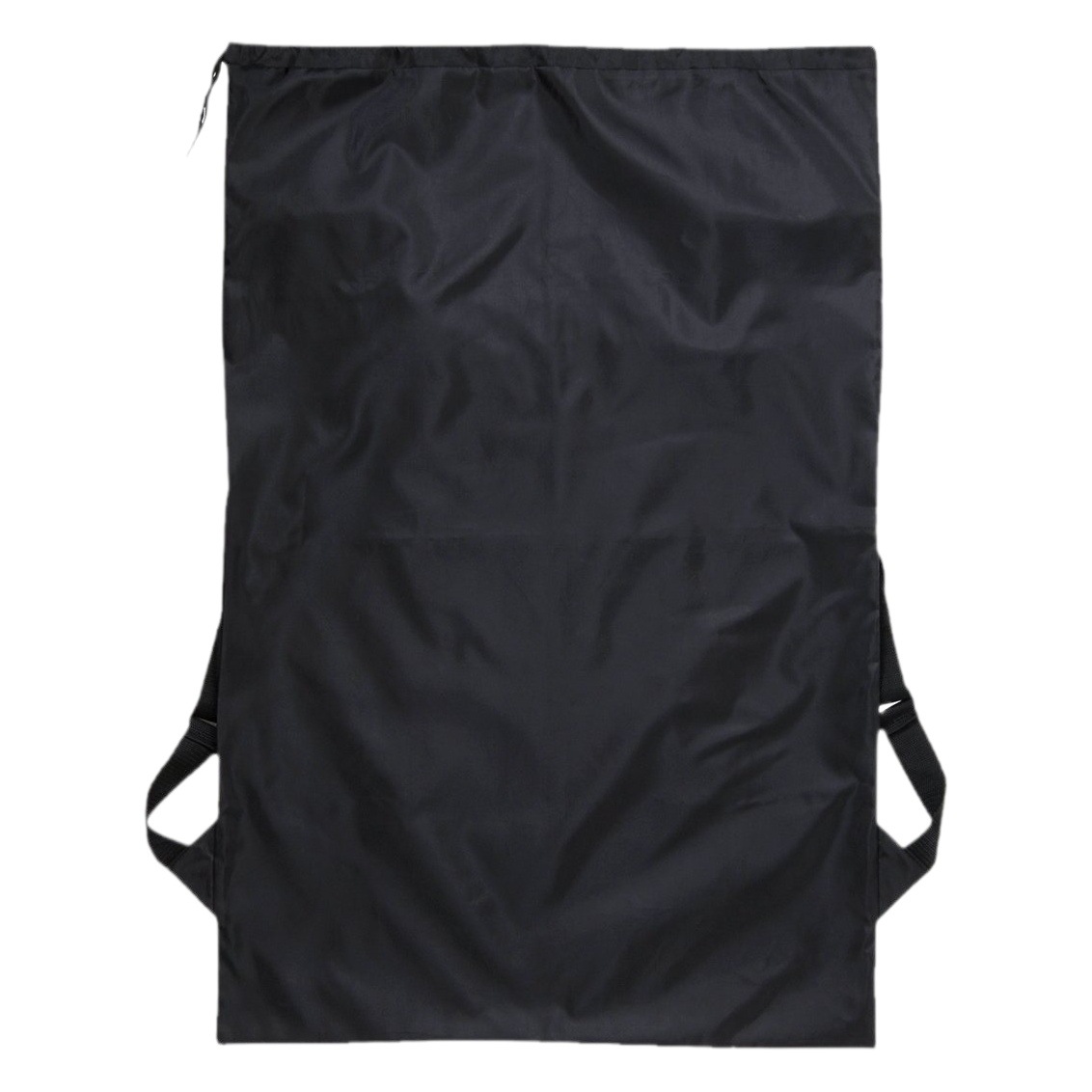 Negro comercio exterior de poliéster impermeable pesada mochila bolsa de lavandería camping viaje de gran tamaño bolsa de almacenamiento de ropa