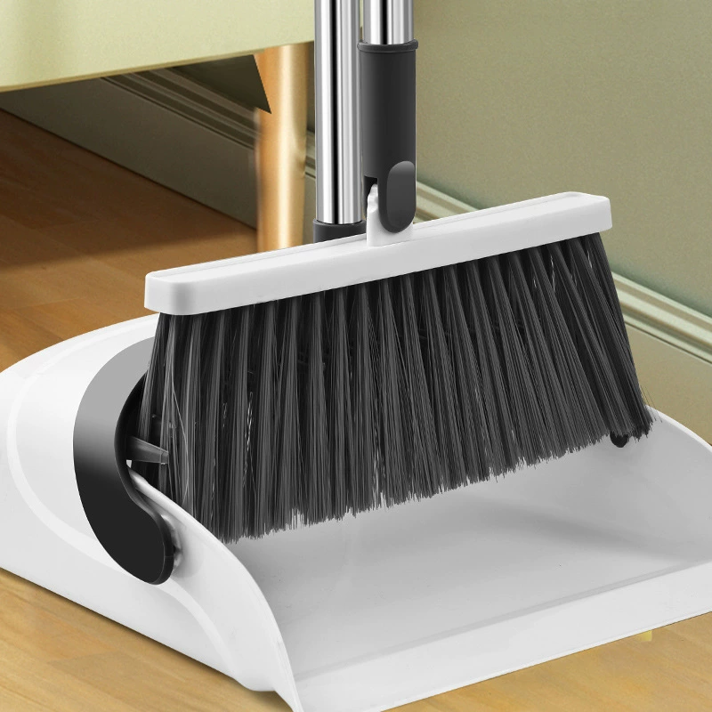 Soft broom, folding dustpan, set, increased thickness