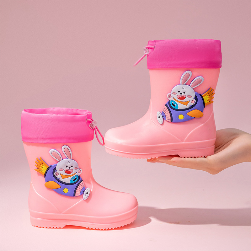 Children's Rain Boots, Boys' Waterproof Rain Boots, Girls' Baby Lightweight Non-Slip Water Boots, Little Dinosaur Water Shoes, Kidsren's Kidsren