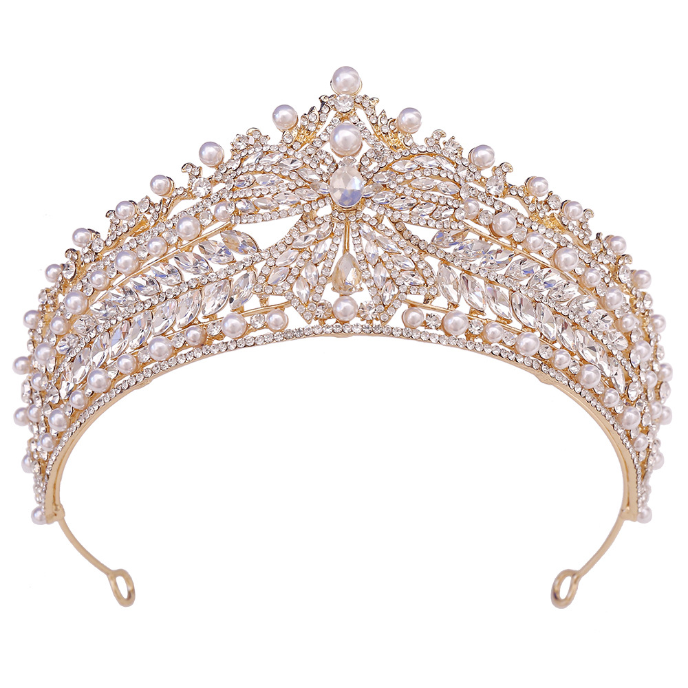 新娘珍珠水晶皇冠