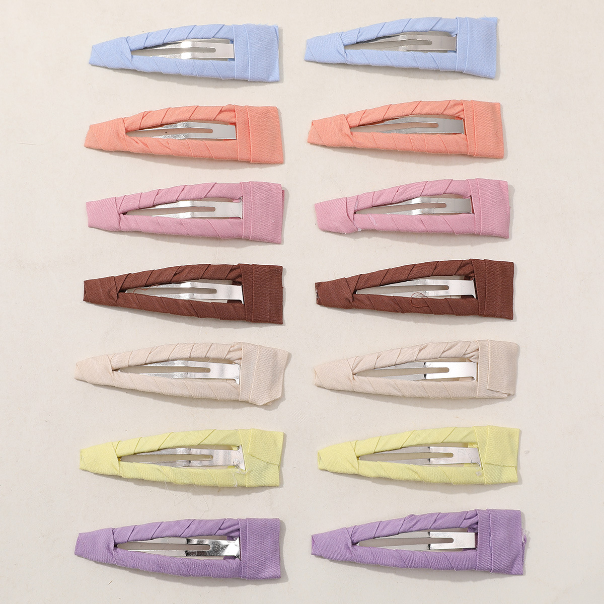 韓版彩色布藝兒童邊夾彈簧夾BB夾邊夾劉海夾碎髮夾女髮飾頭飾批發