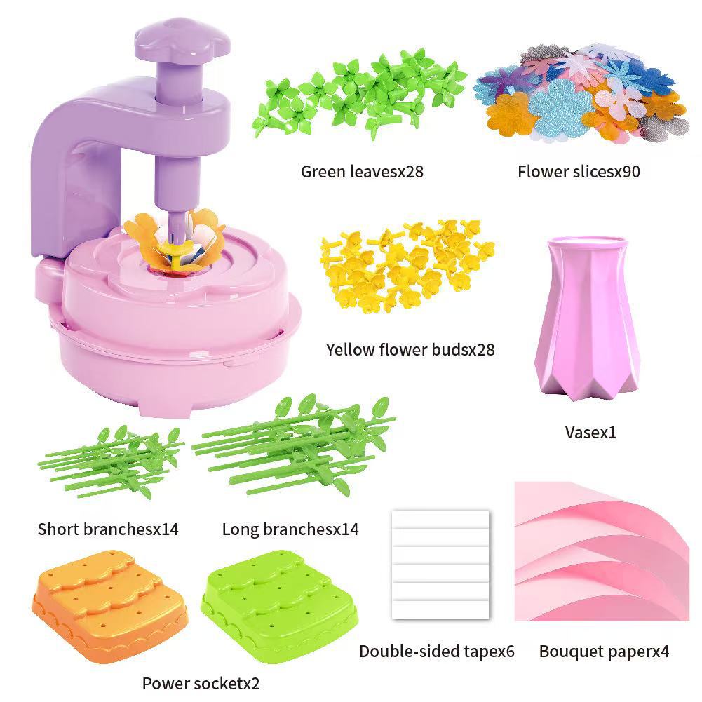 DIY 엠보싱 기계 꽃꽂이 꽃잎 장난감