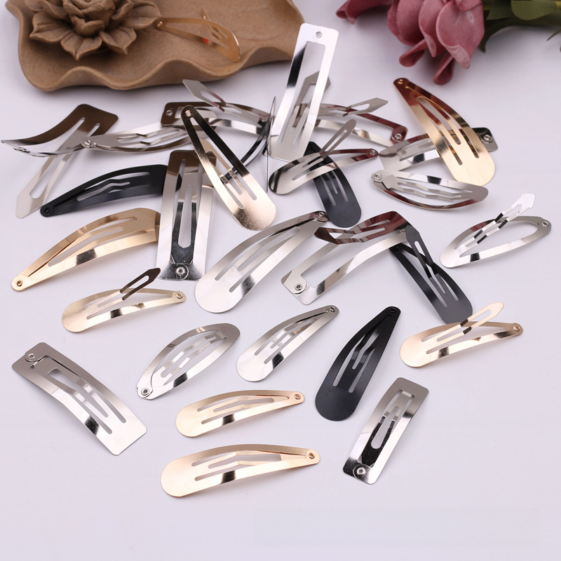 5cm/6/7 drop clip square Oval BB clip hair clip wool hair clip diy hair clip handmade hair accessories material accessories_voghion.com