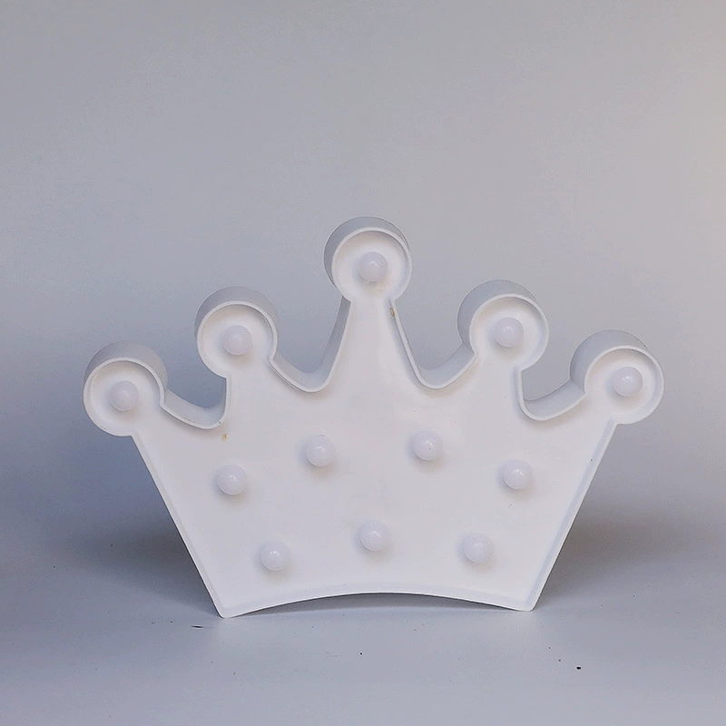LED shape lamp, warm white, creative decorative shapes (moon, star, cloud, cactus, more)
