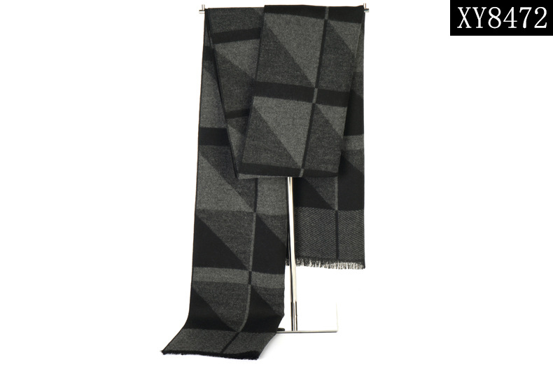 Winter neue männer schal schal warme lange ich mitation kaschmir plaid einfache männer_voghion.com