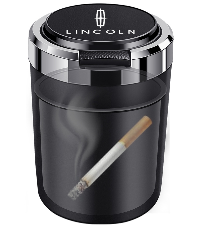 Suitable for Lincoln Z Navigator MKC Navigator MKZ Adventurer Car Ashtray with Cover Metal Liner Flame Retardant