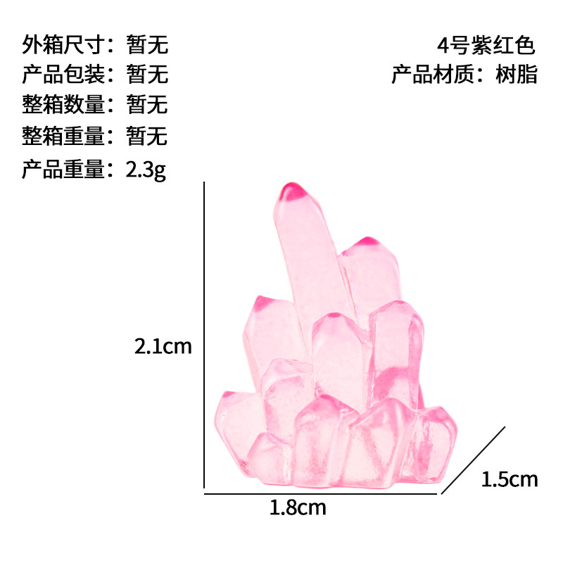 Paisaje en miniatura creativo bricolaje cristal luminoso pequeño pecera decoración decoración resina tridimensional escritorio automóvil hogar