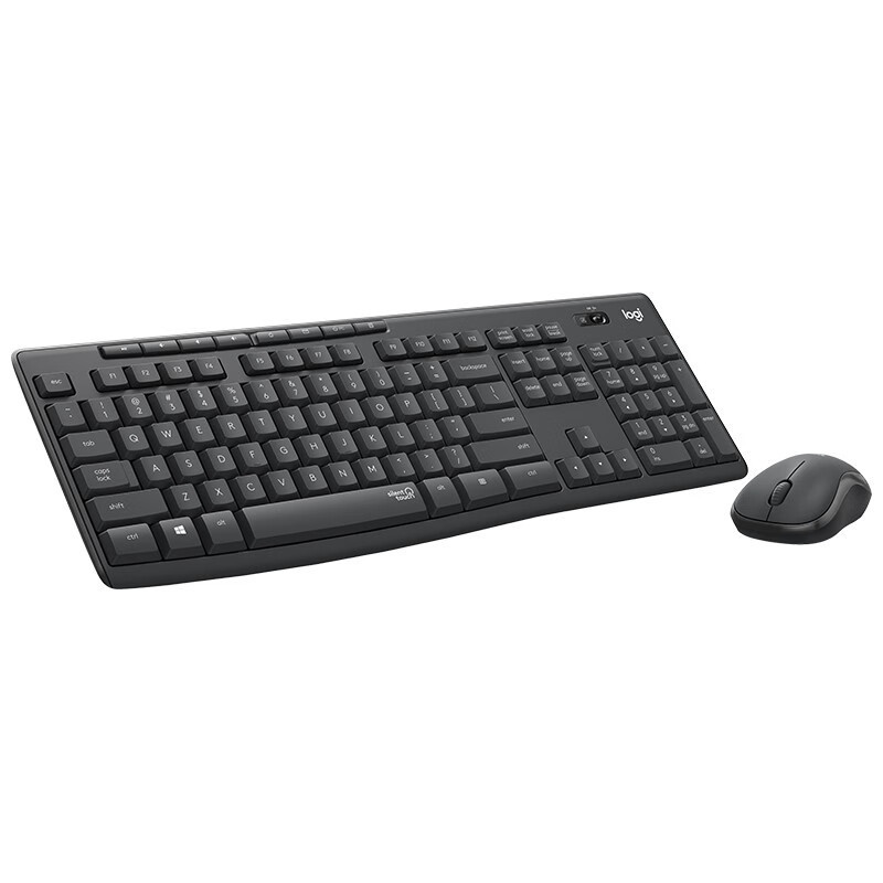 Logitech (Logitech) MK295 wireless quiet keyboard and mouse suit business office keyboard and mouse suit full