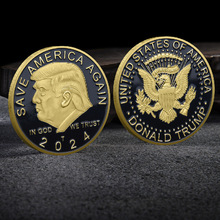新品 2024年份纪念币 立体浮雕烤漆金属工艺品制作徽章 跨境供商
