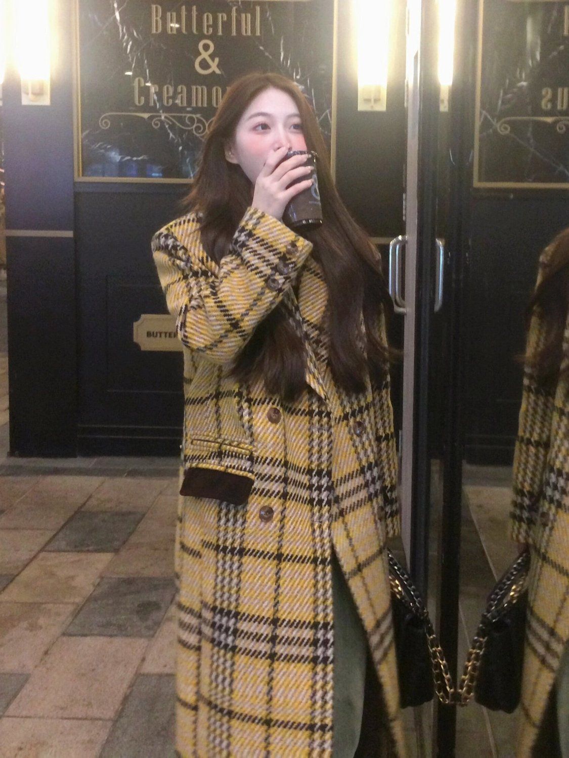 呢子大衣女2025秋冬新款美拉德韩系小个子赫本风气质加厚毛呢外套