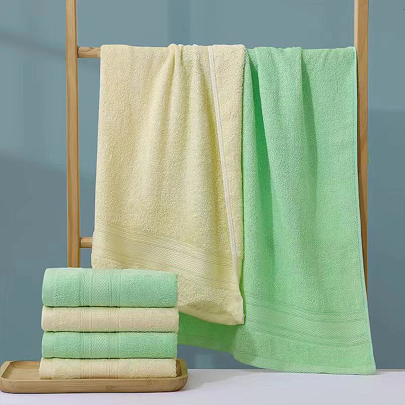 40*80 large bamboo fiber towel cross-border export trade tail single bath towel soft absorbent towel custom wholesale