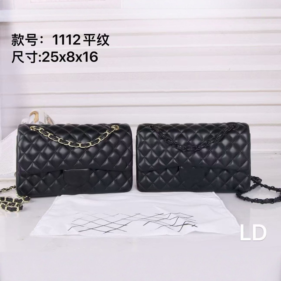 １１１２小香风cf金扣女包链条单肩斜跨翻盖腋下女包菱格包包新款