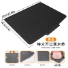 60*48 Extra Large Opening Drain Pad Black