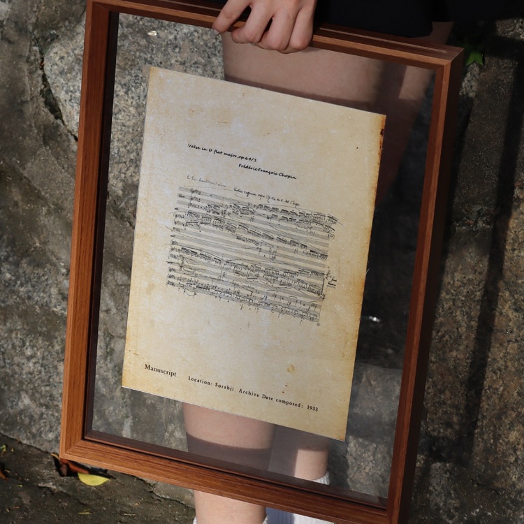 双面透明画框A4摆台压花框架标本框大尺寸亚克力相框海报框挂墙A3