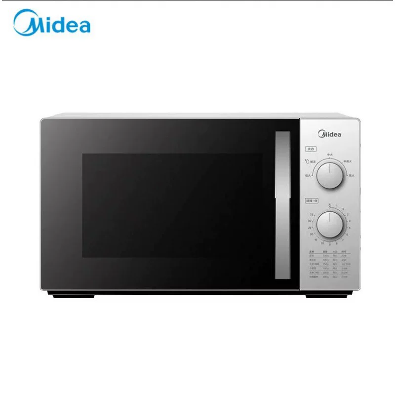 Midea M1-230E микроволновая печь механическая для дома, маленькая, поворотный стол, ручное управление, 23 л, для коммерческого использования