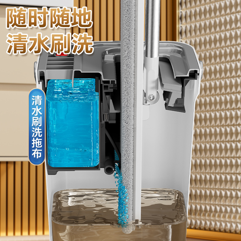 Limpieza y separación, uso húmedo y seco, limpieza y raspado, fregona para limpieza de suelos del hogar, fregona plana, fregona perezosa