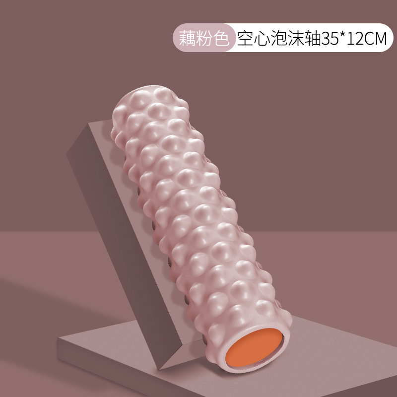 狼牙棒中実フィットネス器材泡軸筋肉リラックスマッサージローラー痩せ足神器langyaヨガ柱|undefined