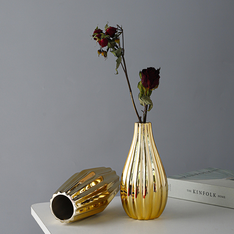 Nordic inswind vasijas de cerámica vintage vasijas creativas galvanizadas decoración del hogar vasijas hidropónicas ornamentos arreglos florales