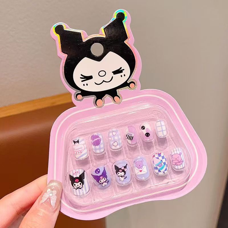 Adorable Sanrio pegatinas de uñas para niños con uñas exquisitas Kolomi Melaty pegatinas de uñas parches de uñas image 37