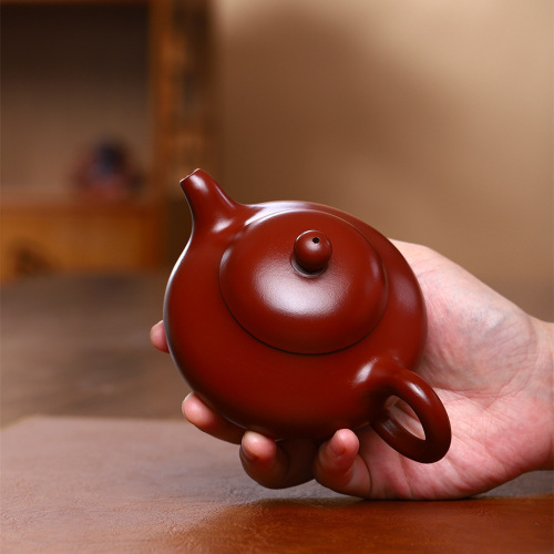 Yixing purple clay pot raw ore Dahongpao jade milk pot handmade tea set teapot live supply one piece drop shipping