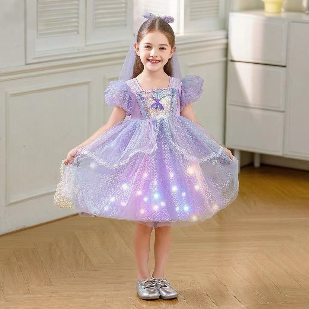 Cute long-sleeve, small princess costume, dress, autumn suit 3