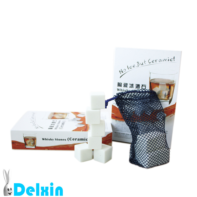 外贸尾单9个装陶瓷冰酒石礼盒套装|ms