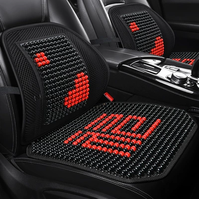 Cool pad: seat cushion for the front and - 1-square-cushion-1-lumbar-support-mysterious-black