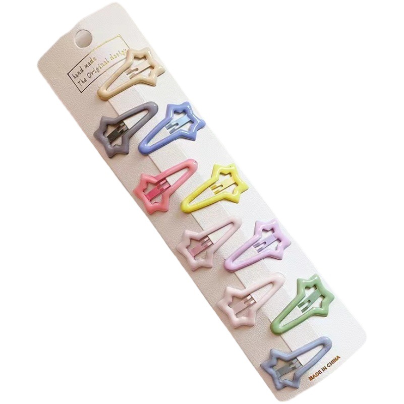 Estilo coreano horquilla accesorios para el cabello aceite goteando dulce niña corazón BB clip lindo todo partido de los niños de la horquilla flequillo horquilla rota