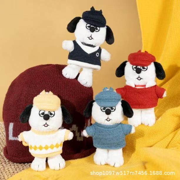 Authentic Olaf Dress-Up Sweater Series Plush Doll Pendant Cute Snoopy Doll Couple Bag Charm for Women