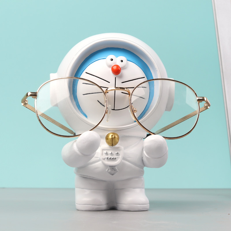 Creative cartoon Doraemon glasses shelf glasses shop decoration display stand desktop cute glasses bracket ornaments
