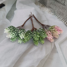 仿真塑胶菠萝草ZAKKA森女系手工辅料装饰材料花环胸花墙花