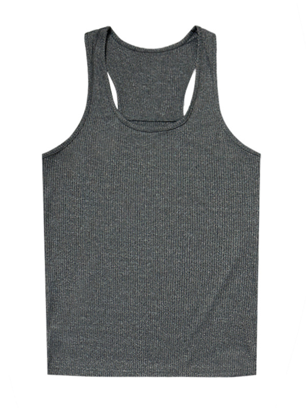 Camiseta sin Mangas Deportiva para Hombre de Poliéster, Secado Rápido, Alta Elasticidad, para Gimnasio image 7