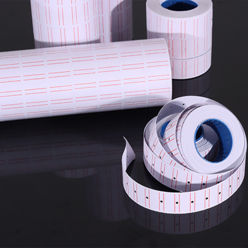 MX-5500 single-row pricing paper, price tag printer paper, code printer paper, price label 550 sheets/roll, good adhesion
