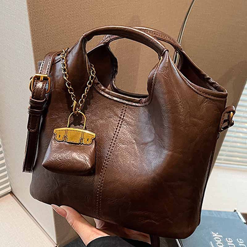 Maillard Handbag Large Capacity Single Shoulder Crossbody Bag 2025 New Trendy Fashion Versatile Small Bag
