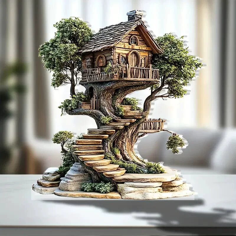 跨-border акриловые украшения на заказ, изделия ручной работы для стола, подарки ко Дню матери, Дню отца, Хэллоуину, Рождеству