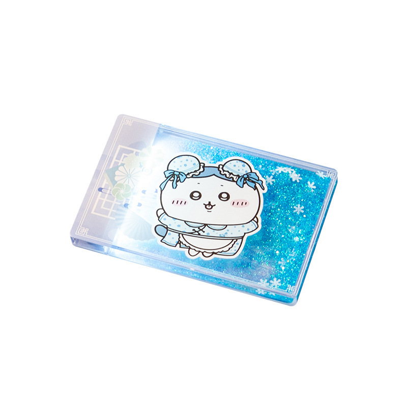 アクリル流砂カードレンガ麻雀 DIY Usachi Xiaoba デスクトップ装飾品ライト流麻冷蔵庫マグネット|undefined
