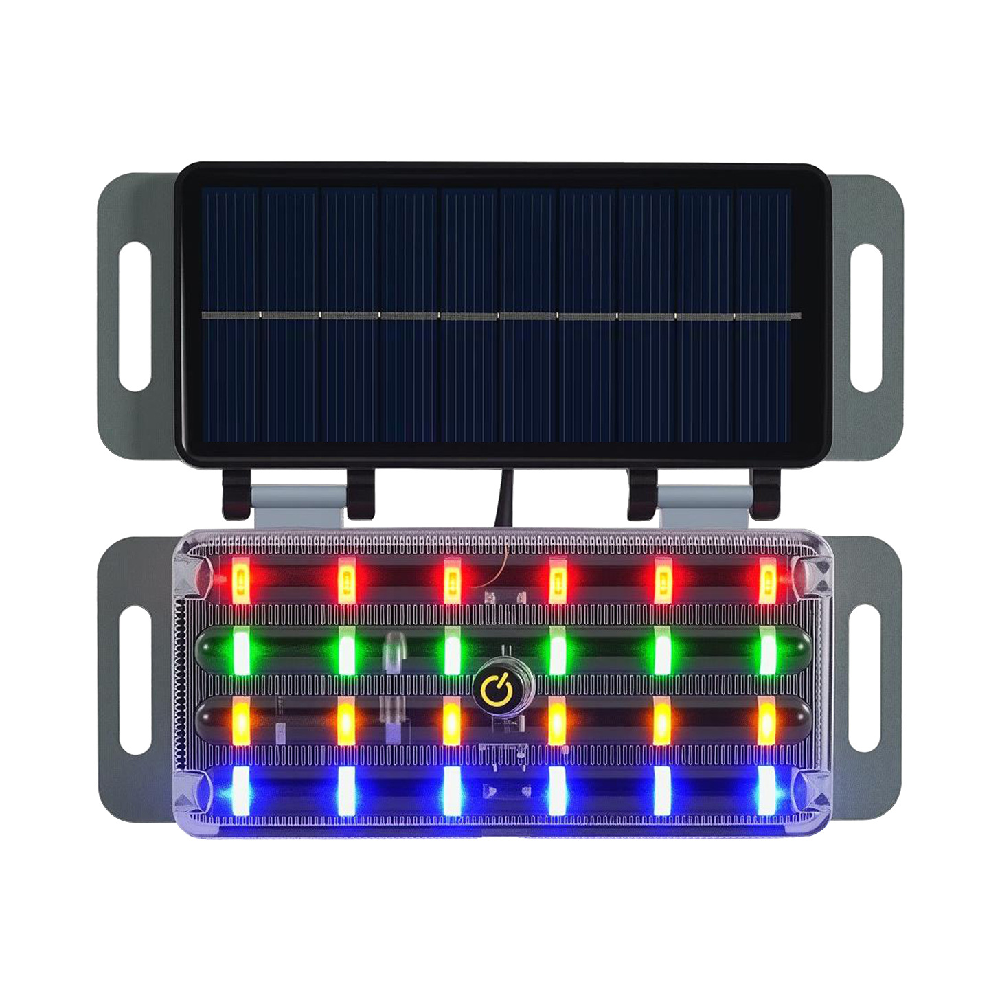 Car Anti-Rear Collision Solar Warning Strobe Light for Trucks, Vehicle-Mounted Night Safety Led Wireless Tail Light