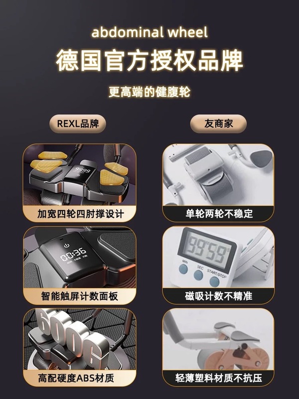 負荷式腹筋ローラー 自動復元 男女兼用 腹筋ローラー フィットネス器具 スポーツ 家庭用 腹筋トレーニングローラー 四輪アップグレード|undefined