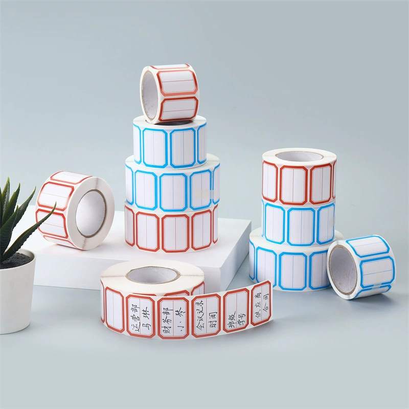 Устная бумага самоклеящийся рукописный бланк стикеров