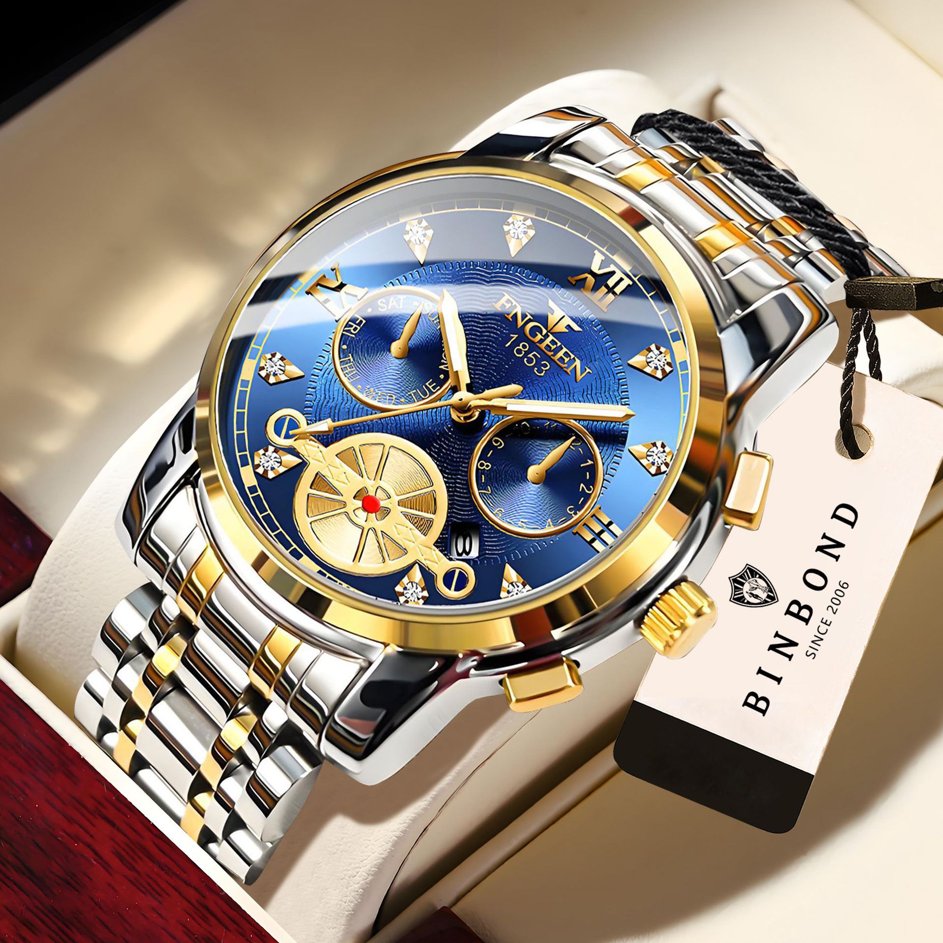 Fenzun New Watch Men's Mechanical Trend Student Waterproof Electronic Sports Domineering Cross-Border Men's Watch Foreign Trade Watch