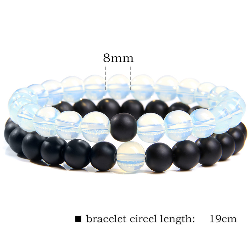 50g Weight Ethnic Style Geometric Natural Stone Bracelets In Bulk